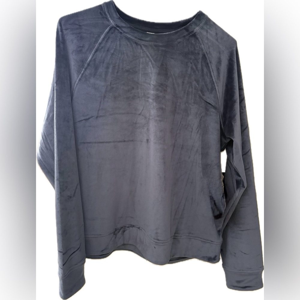 Jockey Blue Velour Crewneck and Pants Set